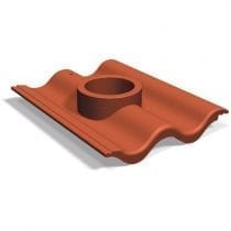 Benders Ventilation Betongdel För Genomföringspanna Palema Obehandlad